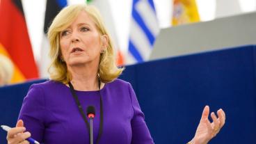 Europeiska ombudsmannen, irländskan Emily O’Reilly. Arkivbild.