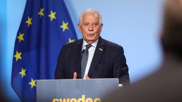 EU:s utrikesrepresentant Josep Borrell efter veckans informella försvarsministermöte.