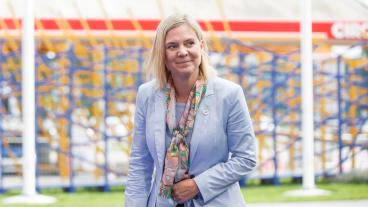 Sveriges finansminister Magdalena Andersson (S). Arkivbild.