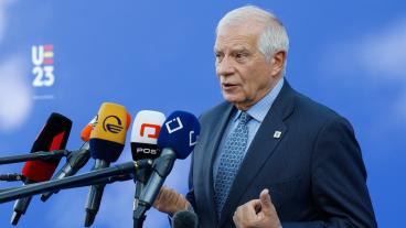 EU:s utrikeschef Josep Borrell uppmanar Israel att följa internationell rätt.