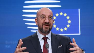 Europeiska rådets ordförande Charles Michel var väldigt nöjd efter veckans toppmöte som bland annat beviljade Ukraina ett jättelån för att de ska klara sina utgifter under 2023.