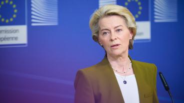 EU-kommissionens ordförande Ursula von der Leyen.