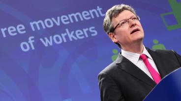 EU:s sysselsättningskommissionär László Andor. 