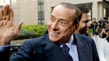 Silvio Berlusconi går till attack mot EU:s politik i sin comeback-intervju.