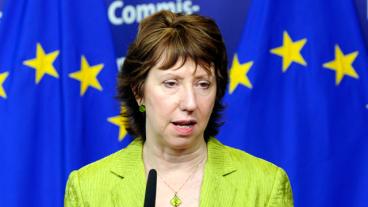 Arkivbild. EU:s  utrikeschef Cahtrine Ashton ställer in mötet med Ukrainas president på grund av domen mot Julia Tymosjenko.