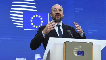 Europeiska rådets ordförande Charles Michel annonserade att EU-ledarna nått en överenskommelse om energi på toppmötets första dag – men det ledarna är eniga om är att jobba vidare med frågan.  