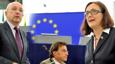 Arkivbild. Löner och avtalsvillkor på arbetsmarknaden är inget för EU-kommissionen att ha synpunkter på,  skriver debattören.