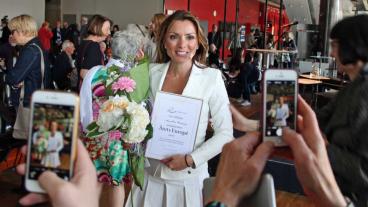 Alexandra Pascalidou Årets europé 2015.