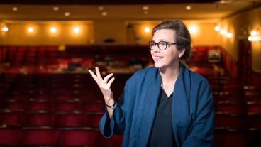 Tilde Björfors grundare av Cirkus Cirkör och årets Europé 2017. Arkivbild.