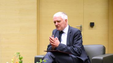 Polens vice premiärminister Jarosław Gowin tillhör det mer moderata koalitionspartiet PJG. Arkivbild.