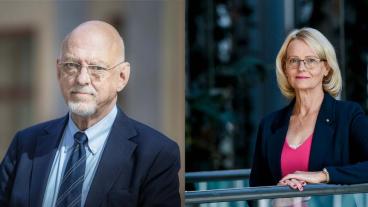 EU-minister Hans Dahlgren (S) och Europaparlamentariker Heléne Fritzon (S).