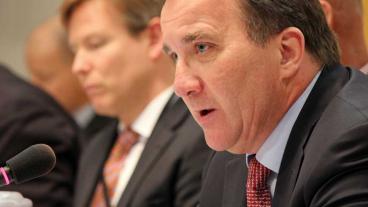 Statsminister Stefan Löfven (S) mötte riksdagens EU-nämnd på onsdagen.