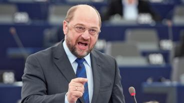 Martin Schulz är Europaparlamentets talman fram till 2014.