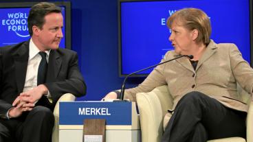 David Cameron och Angela Merkel. Arkivbild.