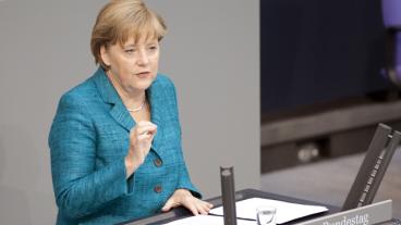 Angela Merkel kan pusta ut efter starkt stöd.