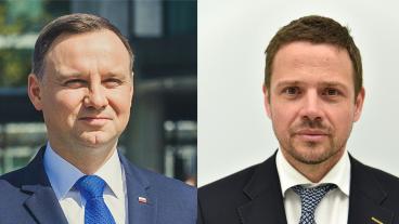 Andrzej Duda och Rafał Trzaskowski möts i en avgörande presidentvalsomgång den 12 juli.