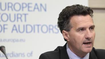 Milan Martin Cvikl vid Europeiska revisionsrätten ansvarar för granskningen av kommissionen. Arkivbild.