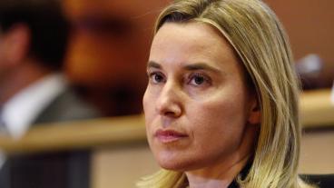 EU:s utrikeschef, den italienska socialdemokraten Federica Mogherini.