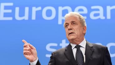 EU:s migrationskommissionär Dimitris Avramopoulos.