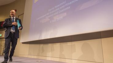 EU:s ekonomikommissionär Pierre Moscovici. Foto: EU-kommissionen