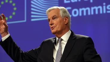 Michel Barnier, EU-kommissionens chefsförhandlare i förhandlingarna om det brittiska utträdet ur unionen.