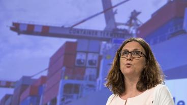 EU:s handelskommissionär Cecilia Malmström.