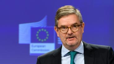 EU:s säkerhetskommissionär, britten Julian King. Arkivbild.