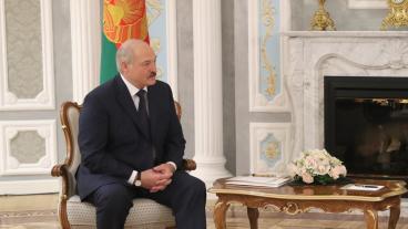 Belarus diktator Alexandr Lukasjenko. Arkivbild.