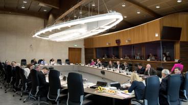 EU-kommissionärerna träffas vanligtvis en gång i vecka i det så kallade kollegiet för att diskutera aktuella frågor och kommande lagförslag. Akrivbild.