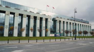 Den olagliga disciplinnämnden är en del av Polens Högsta domstol. Arkivbild.