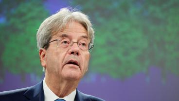EU:s ekonomikommissionär Paolo Gentiloni, en italiensk socialdemokrat. Arkivbild.