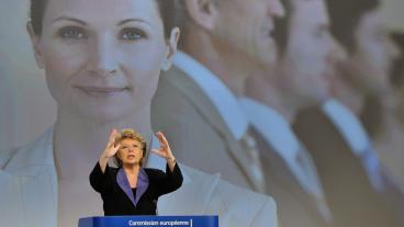 Viviane Reding gillar inte tysk dataskyddslag.