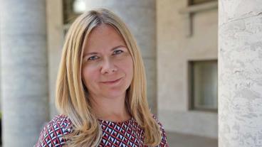 Sofia Damm (KD) riksdagsledamot och utrikespolitisk talesperson för Kristdemokraterna. Arkivbild.