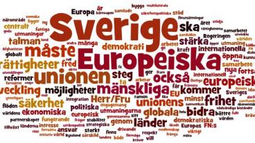 Framträdande ord i dagens utrikesdeklaration.